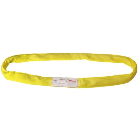 Endless Polyester Round Lifting Sling - 10' (Yellow)